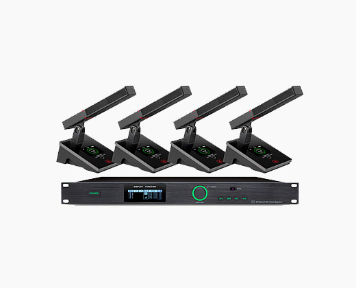 LAX UM-M140F 一拖四無線雙振膜會議話筒